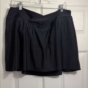 Black Land’s End Swim Skirt